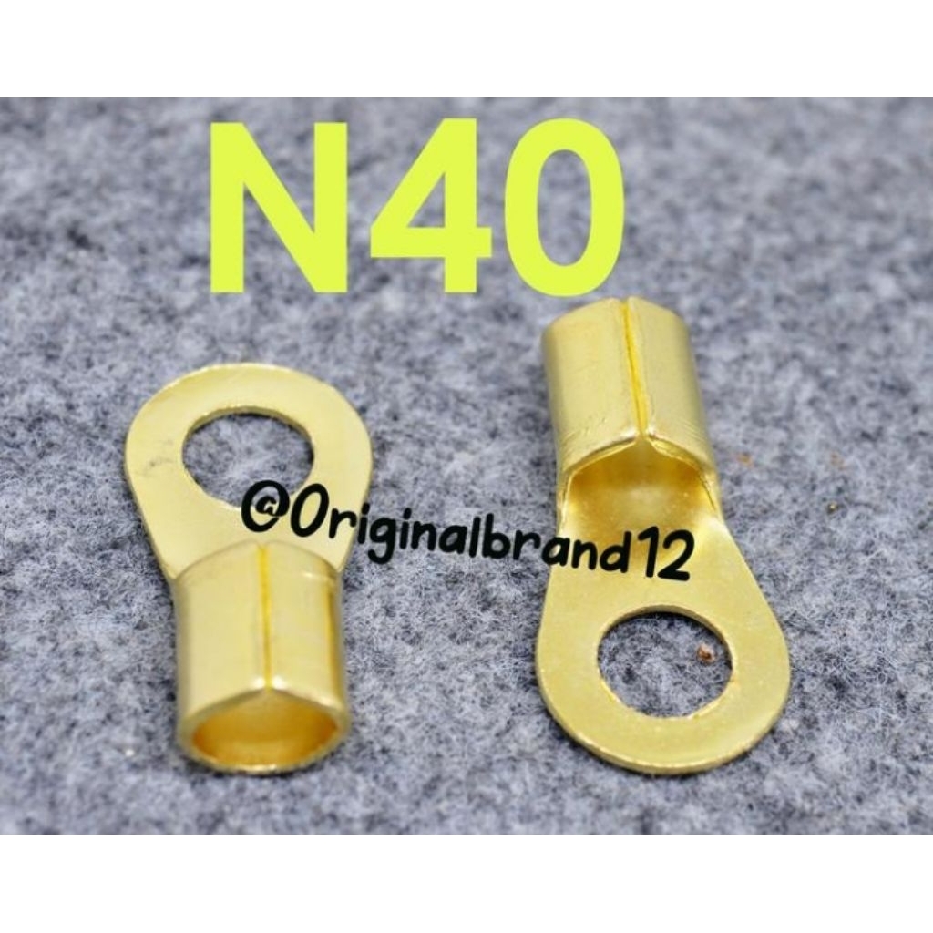 Terminal Skun AKI N40 N70 Kuning RING baut 14