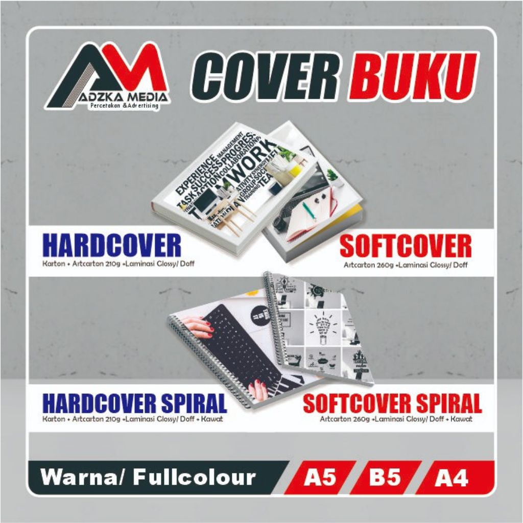 

Cover Buku Jilid Soft Cover/HardCover (Jilid+Cover)