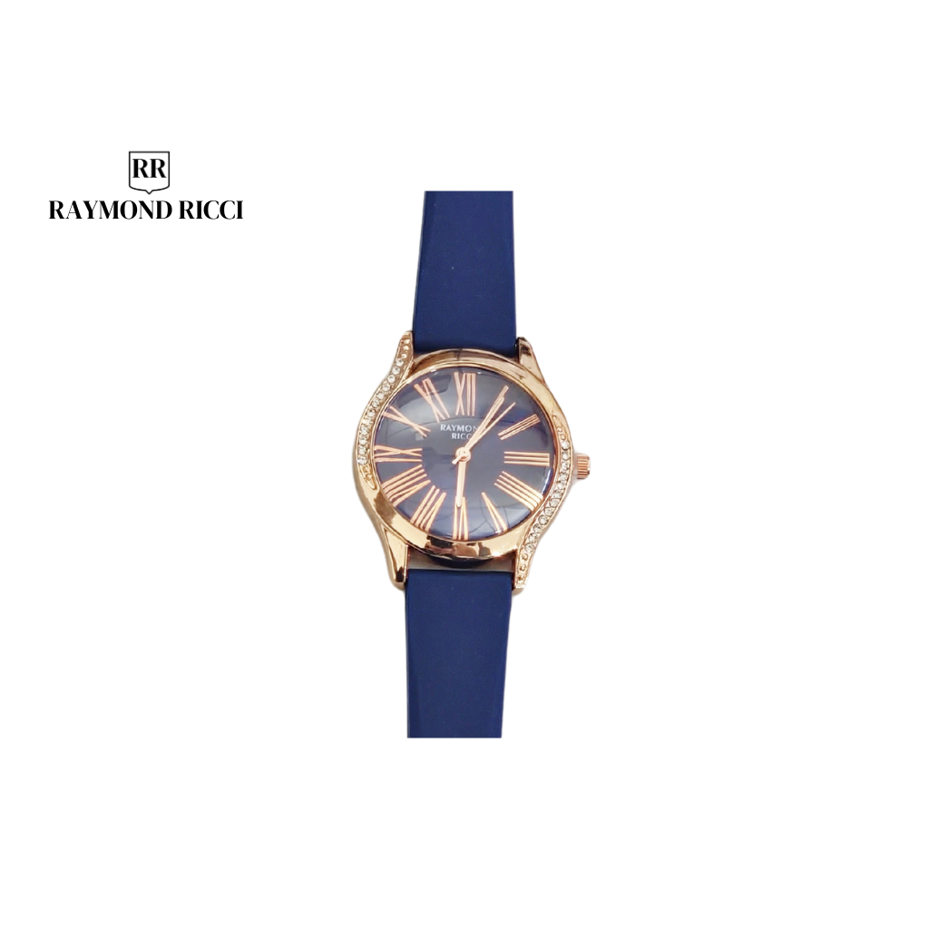 Raymond Ricci Jam Tangan Wanita Rubber 16765 || Terbaru & Free BOX
