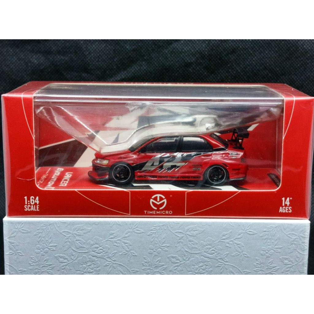 Time Micro Mitsubishi Lancer Evo IX Voltex Bodykit Fast Furious (open hood with extra wheels)