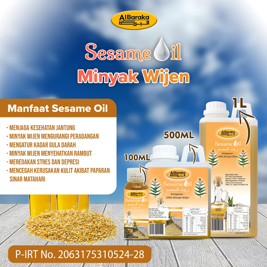 

ASBA SESAME OIL 100ML – MINYAK WIJEN