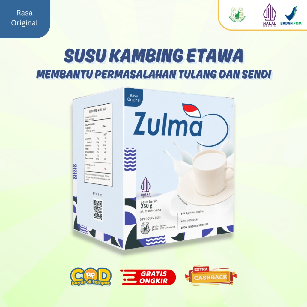 

ZULMA - Susu Kambing Etawa Bubuk Rasa Original