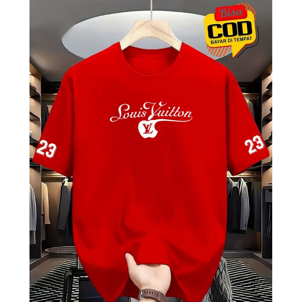 LEVINO FASHION - Kaos baju pria dan wanita lengan pendek bahan cotton combad 24s. 100% bahan katun s