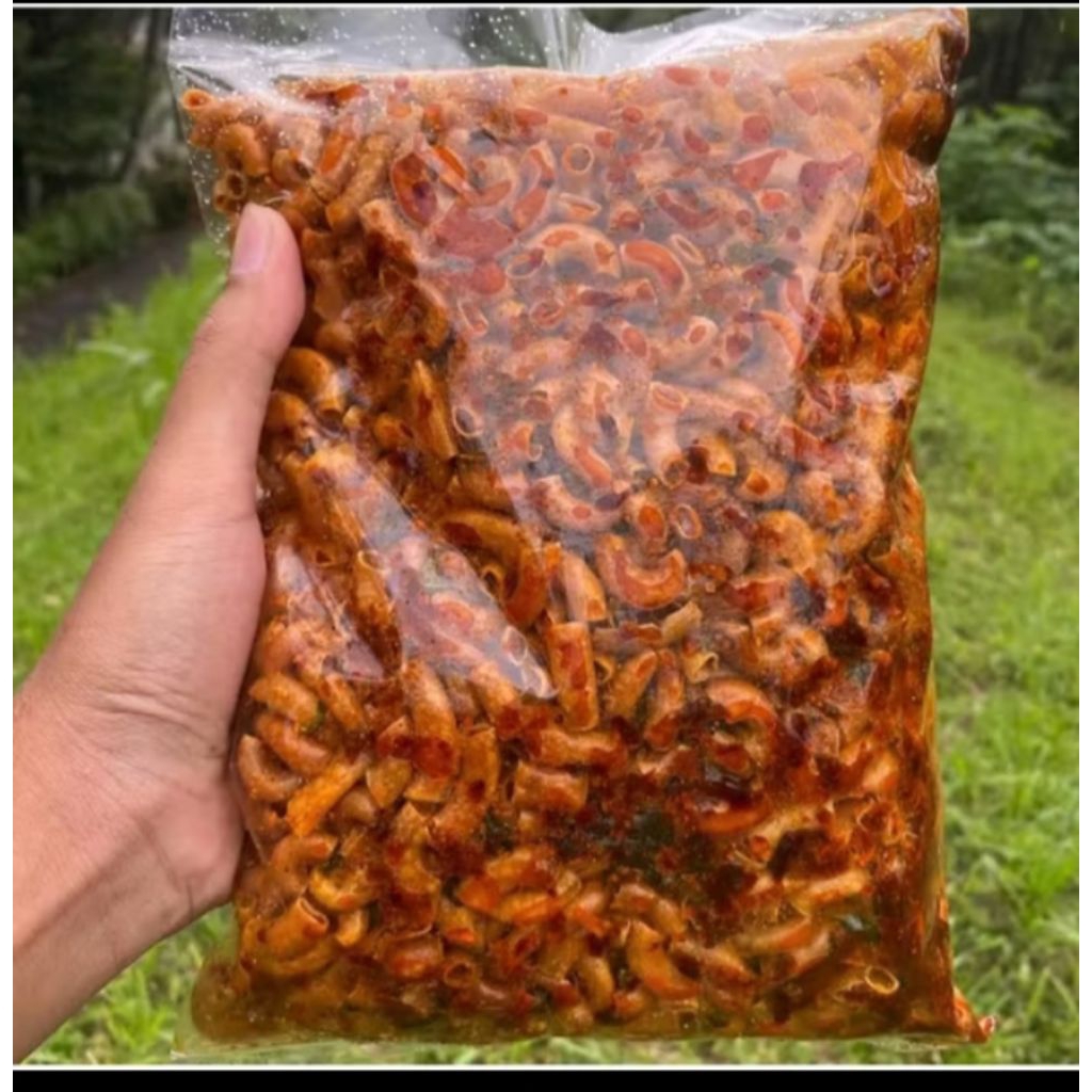 

makroni pedas daun jeruk dan Original 1kg