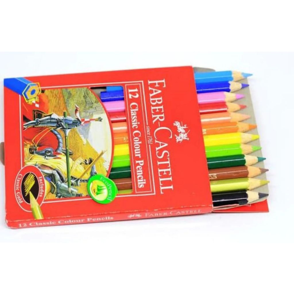 

Pensil Warna FABER-CASTELL 12 Classic Colour Pencils