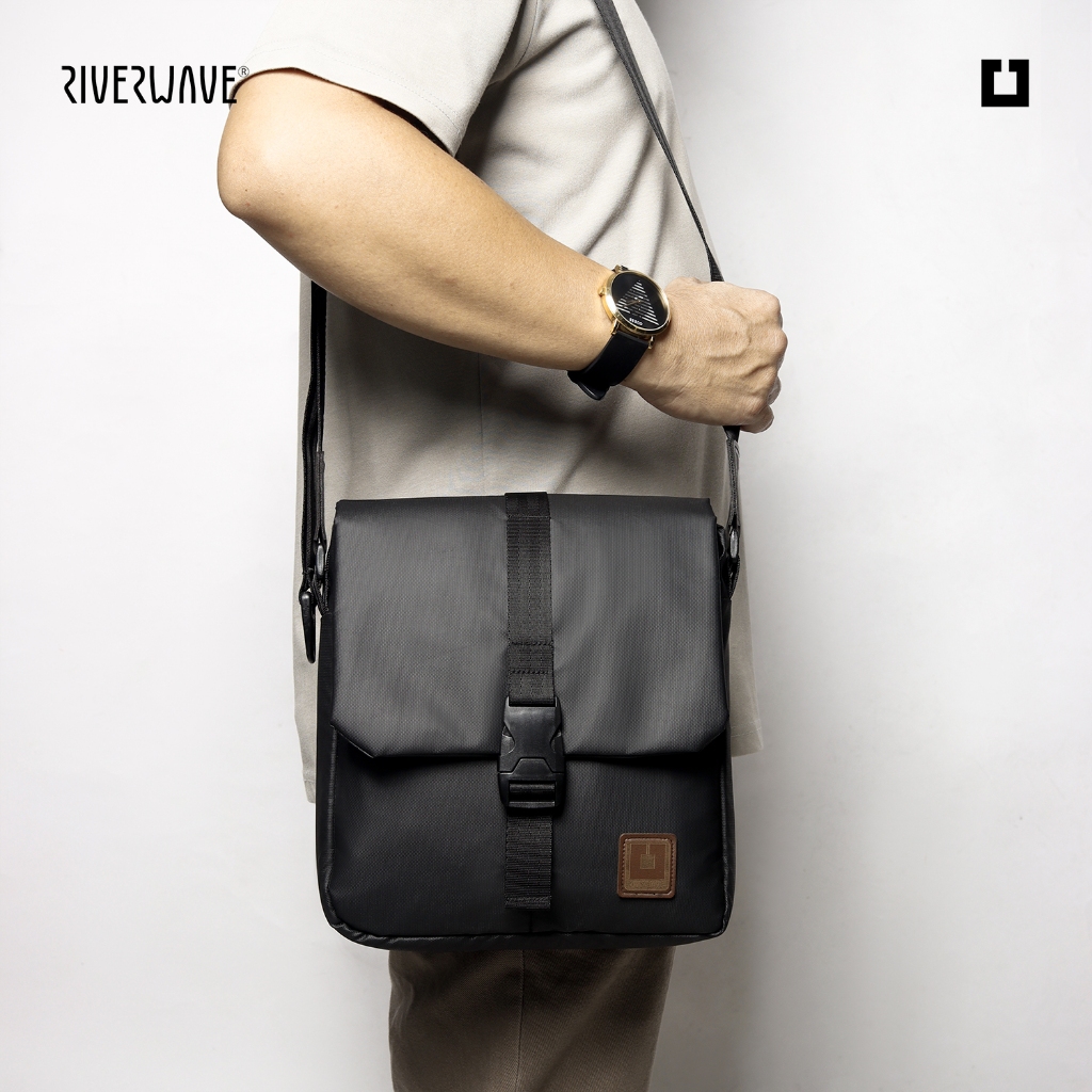 Riverwave - Kapuas Tas Slingbag Pria Waterproof Selempang Cowok Keren Premium Anti Air
