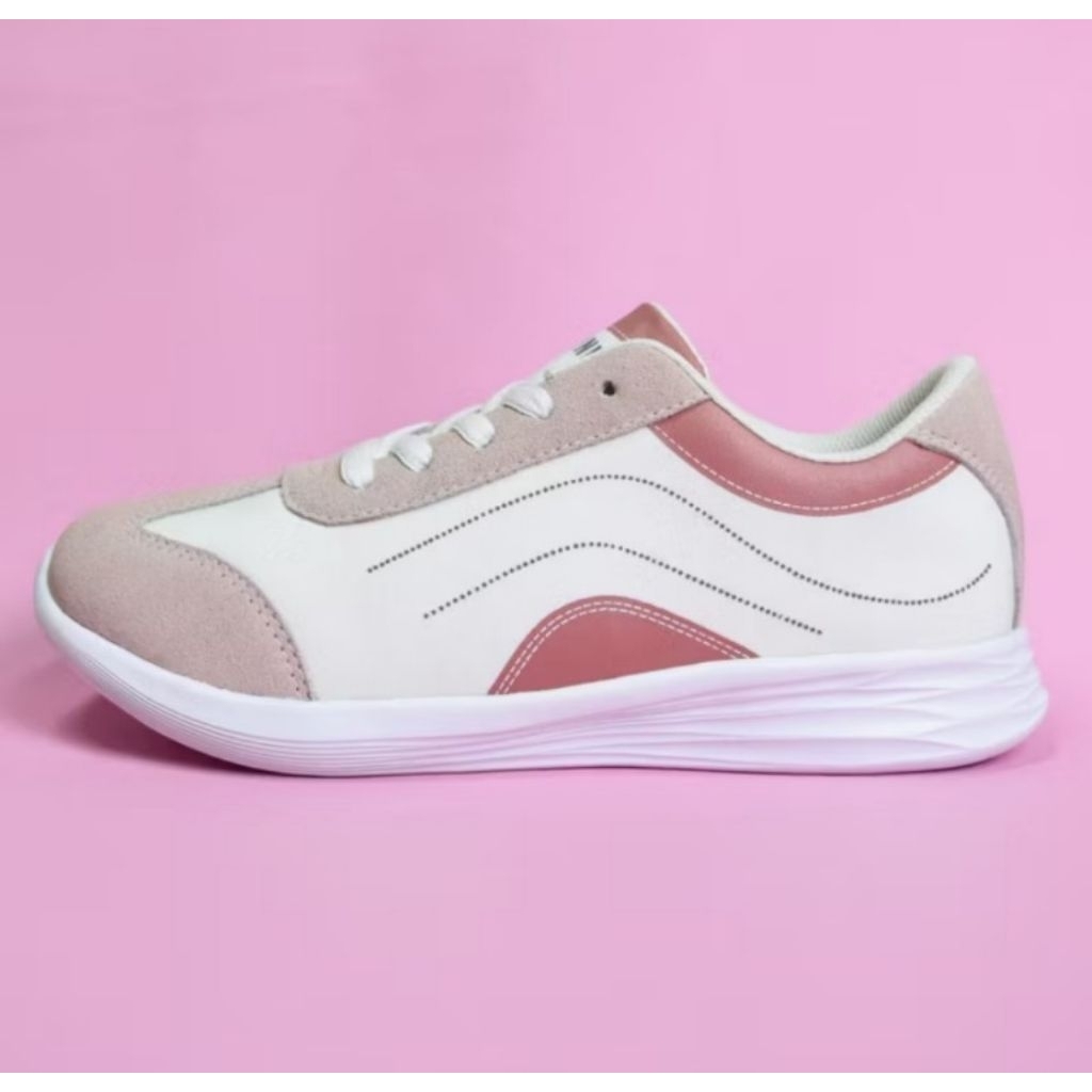 Tomkins Perini Expats Alpha - White Rose Sneaker wanita