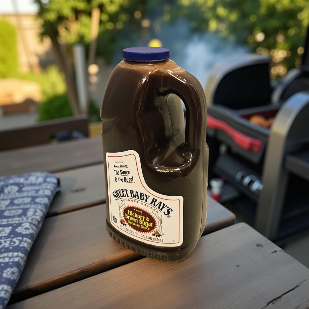 

sweet baby ray's 1 gallon hickory & brown sugar sauce galon