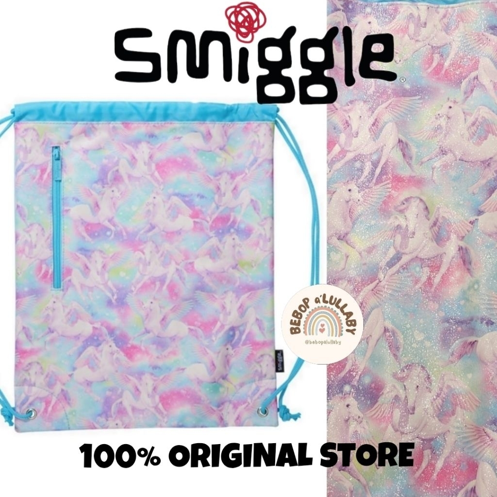 [100% ORIGINAL STORE] SMIGGLE DRAWSTRING BAG TAS SERUT ORI SMIGLE TAS LES TAS KECIL ANAK LAKI LAKI P