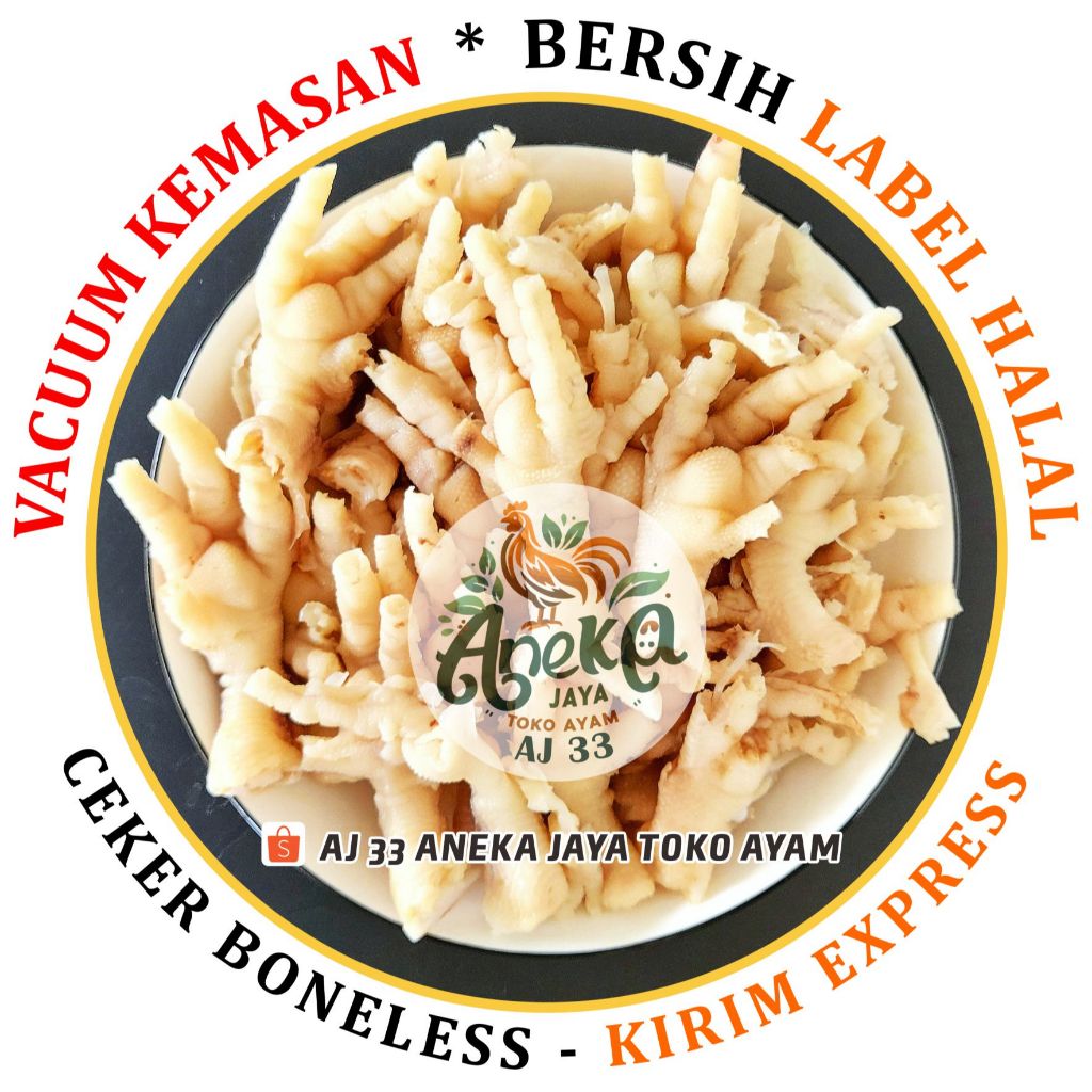 

Ceker tanpa tulang 1 kg, bersih, halal, vacuum pack - PENGIRIMAN EXPRESS