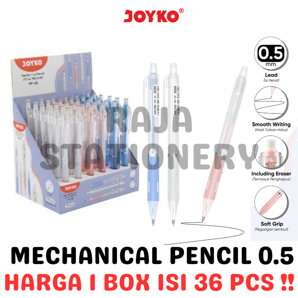 

technandaa - joyko mechanical pencil 0.5mm / mp-65 / box 36 pcs ;