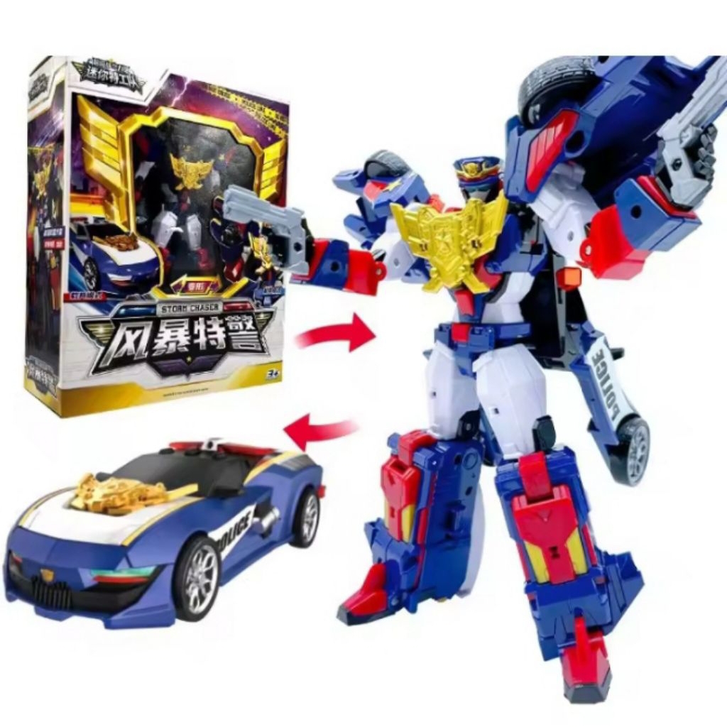 Robot Miniforce Super Cop Strom Chaser Jumbo +-25cm Original Lisenced