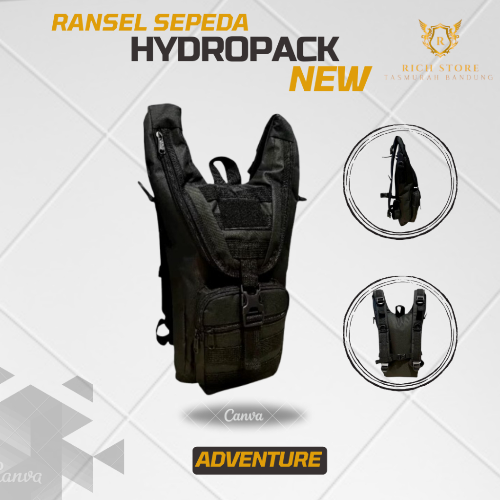 Tas Ransel Pria Punggung Gendong Sepeda Lipat MTB Roadbike Hidropack Runing Trail Adventure