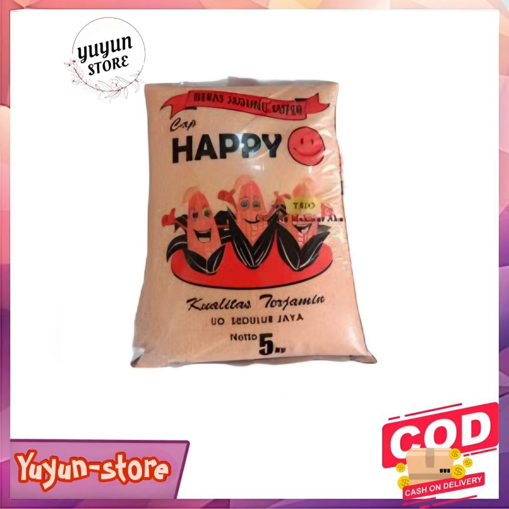 

Beras Jagung Happy Berkualitas 2,5Kg - 5kg Bahan Rice Food