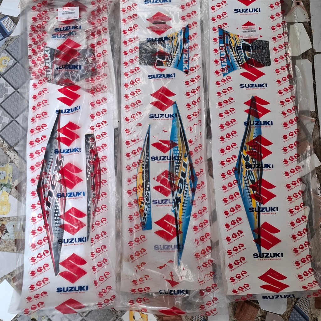 Striping suzuki nex 2012/2013 biru original sgp