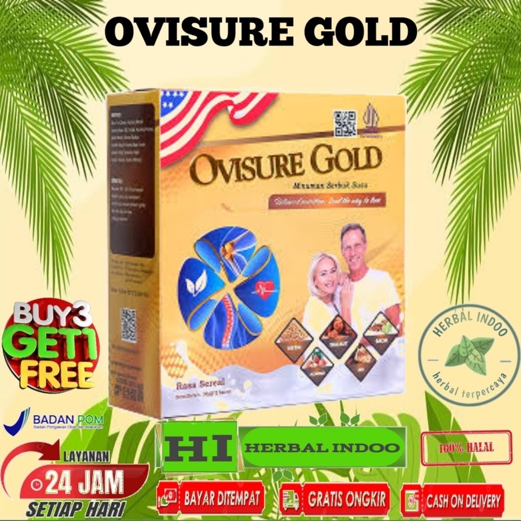 

OVISURE GOLD ASLI ORIGINAL MILK SUSU VITAMIN TULANG DAN SENDI NYERI OTOT OSTEOARTHRITIS