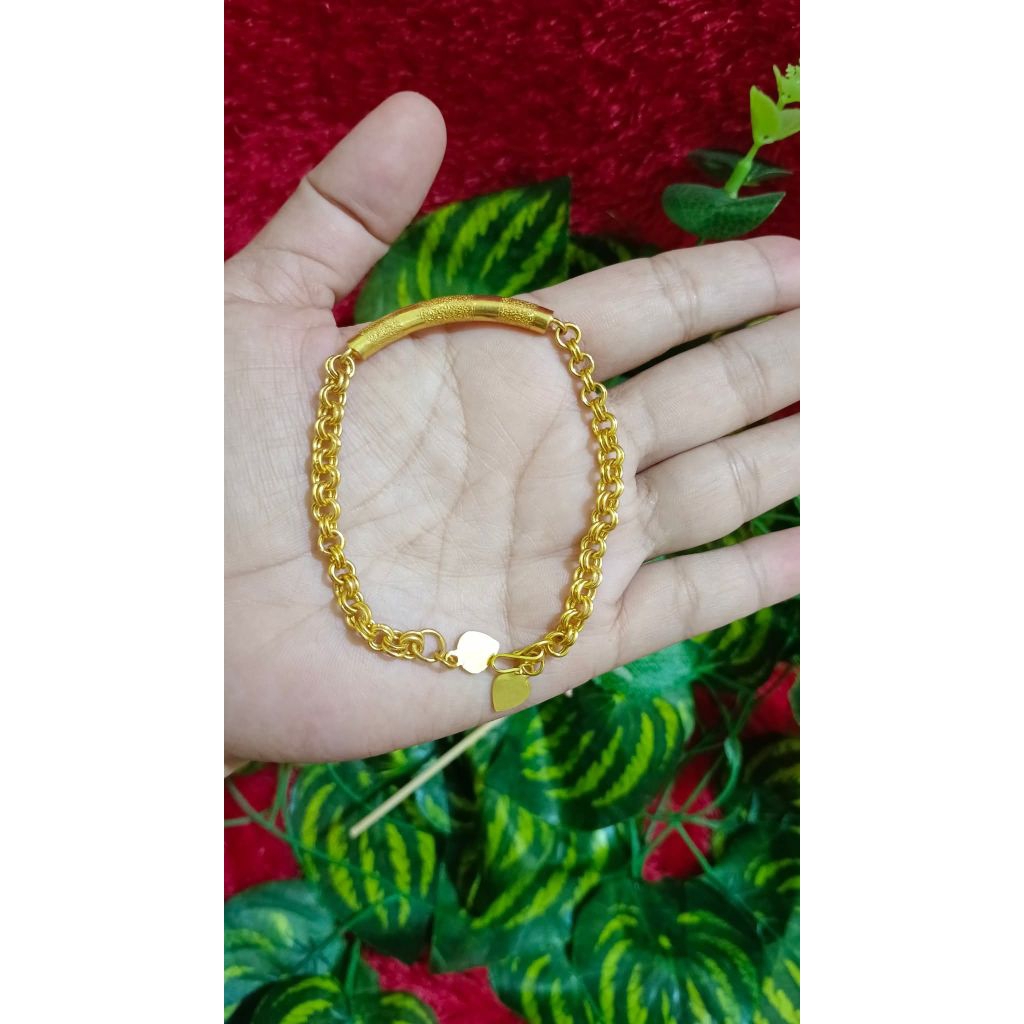 Gelang rantai bambu koin91 readystock