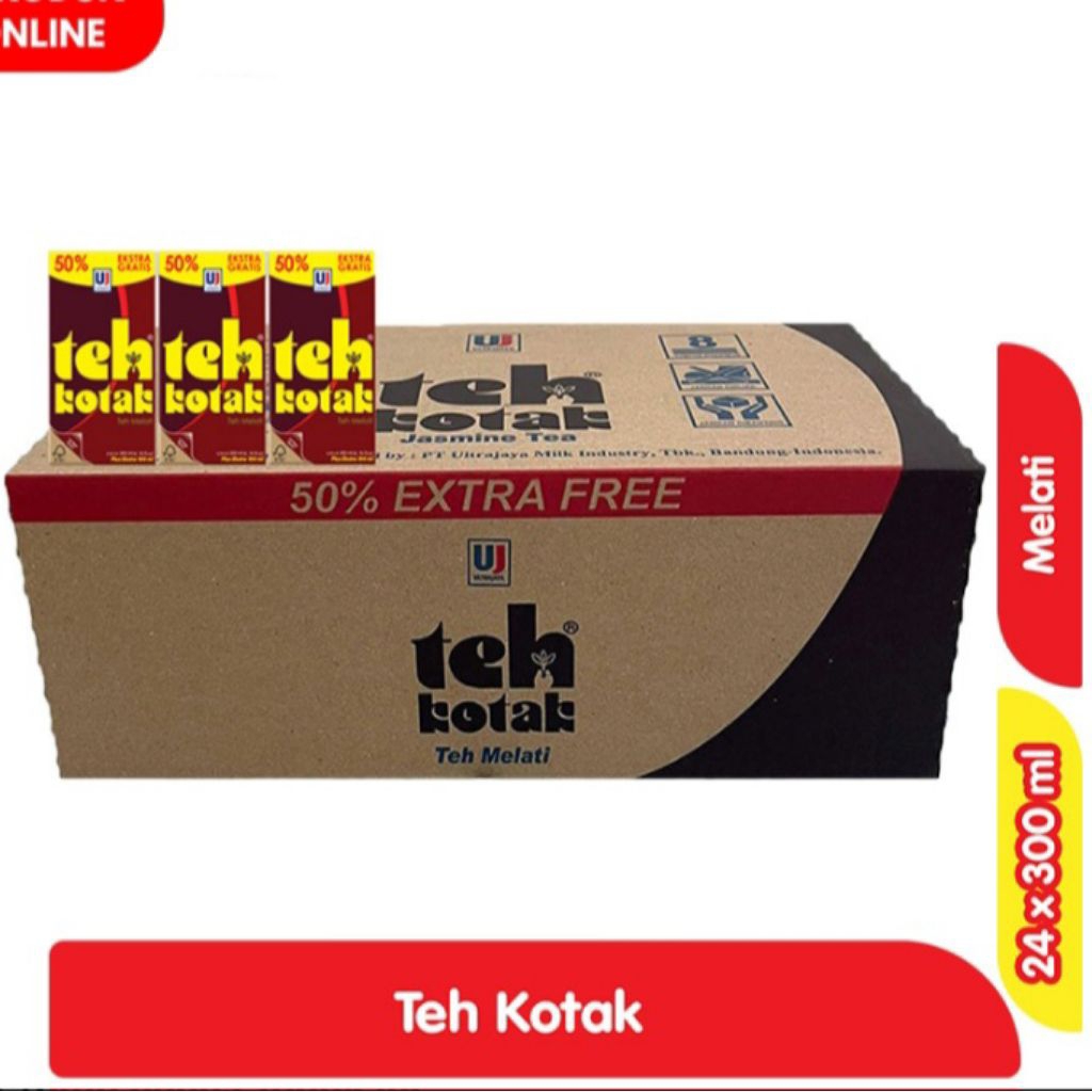 

ULTRA TEH KOTAK MELATI 24 X 300ML - KARTON