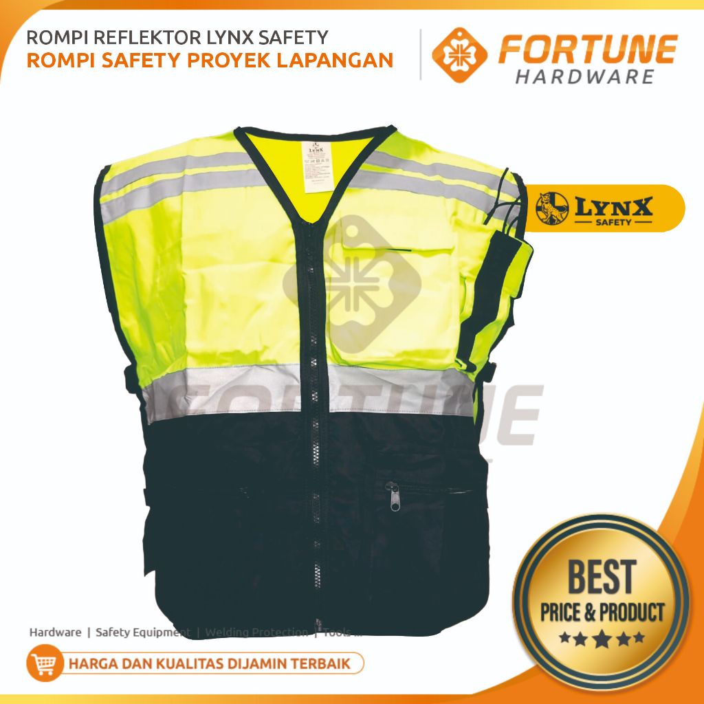 Rompi Safety 5 Kantong Scotlight Lynx Safety