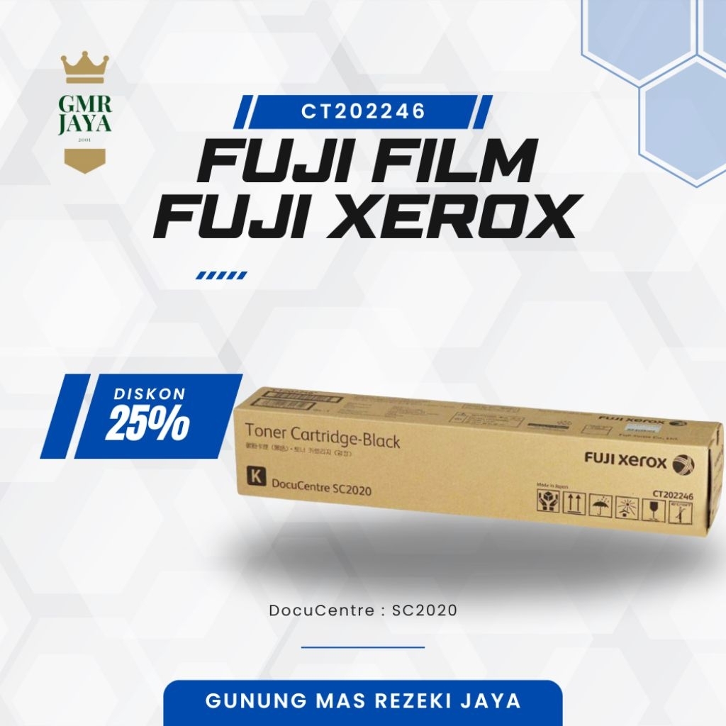 Toner FUJI XEROX CT202246 Black original / Toner cartridge FUJI XEROX CT202237 Black original / Tone