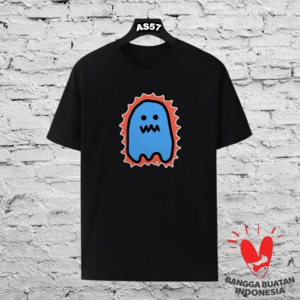 Axelle Shop 57 Motif MONSTER BLUE pusat grosir ecer terlengkap ready size S - XXXL baju pria / kaos 