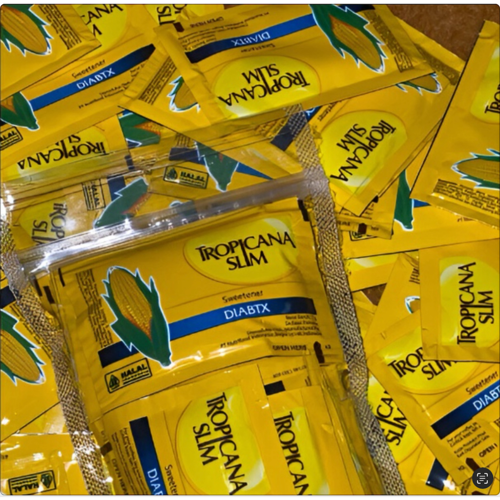 

Pemanis minuman aman gula diabetes tropicana slim diabtx repack 100 sachet