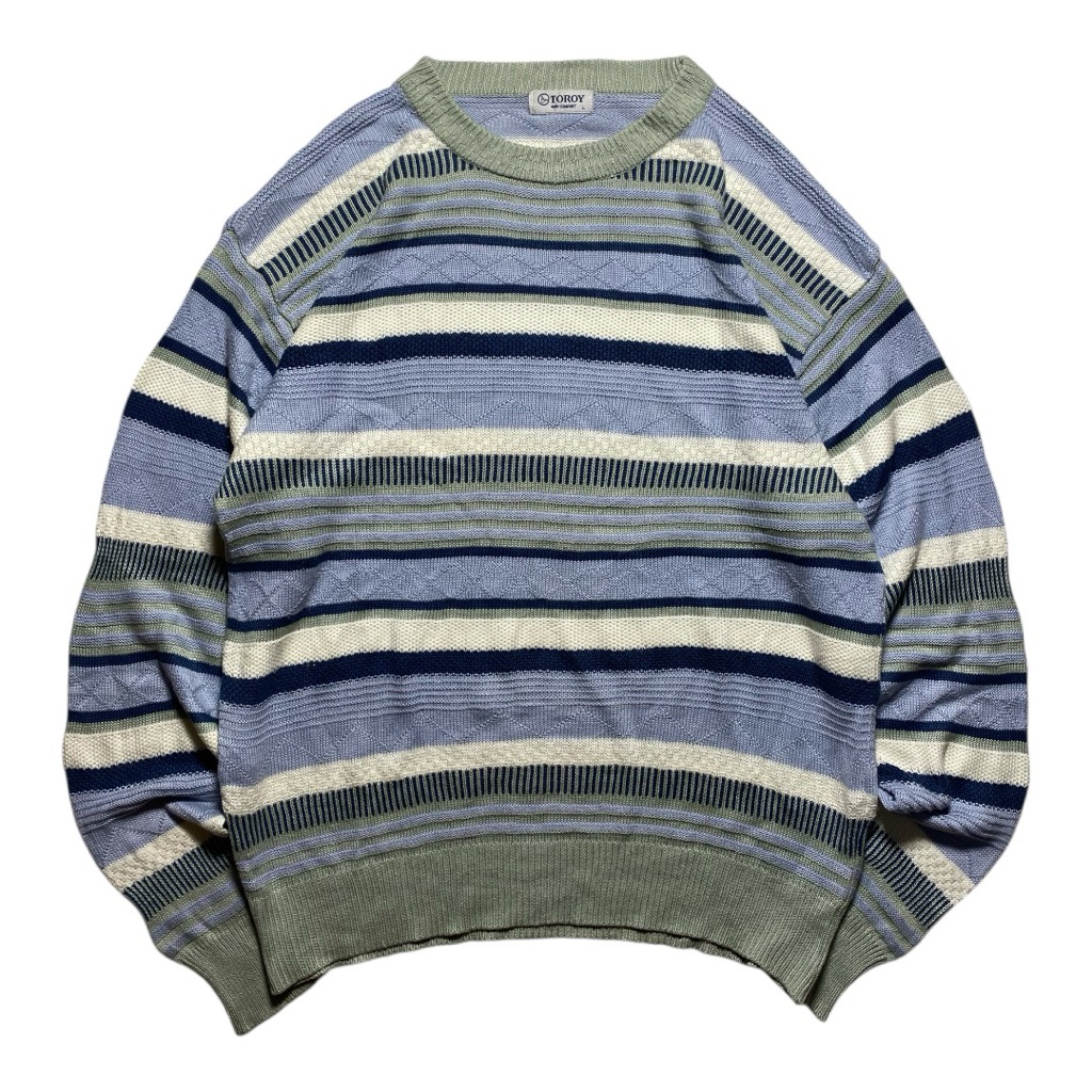 knitwear sweater vintage pattern by toroy (L)