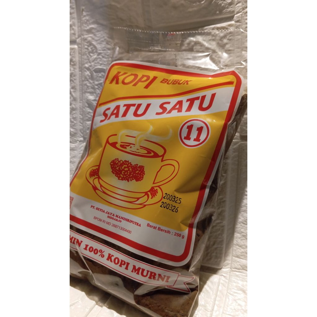 

Kopi satu satu (Promo) 250 gr