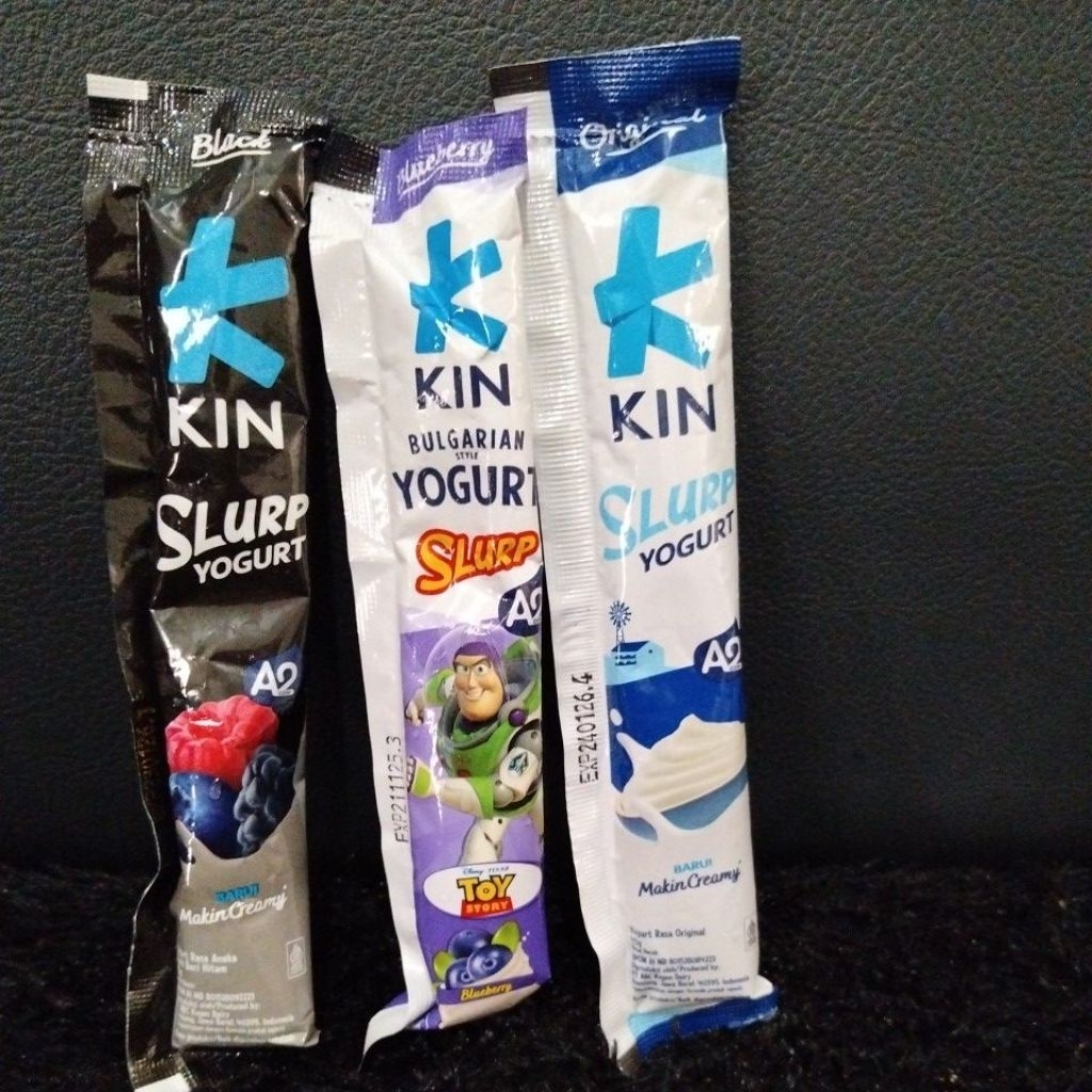 

Kin slurp yoghurt 45gr khusus instan karena dingin