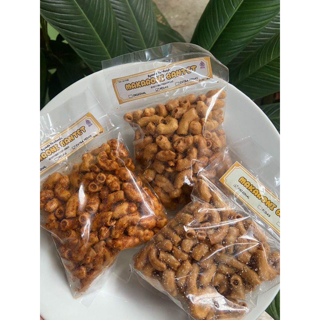 

PROMO Makroni Bantet khas tasikmalaya gurih renyah pedas