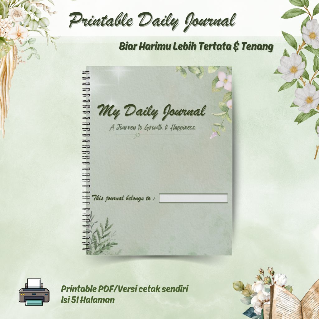 

Planner Harian | Journal | Mood tracker | Cetak Sendiri