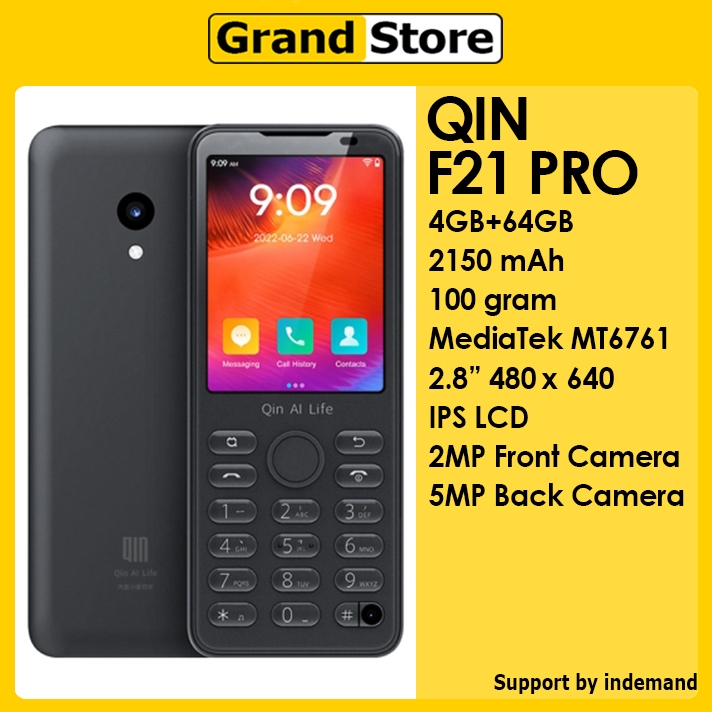 Qin F21 Pro 4G RAM 4GB/64GB Global Version 2150mAh MediaTek MT6761 2.8" 480 x 640