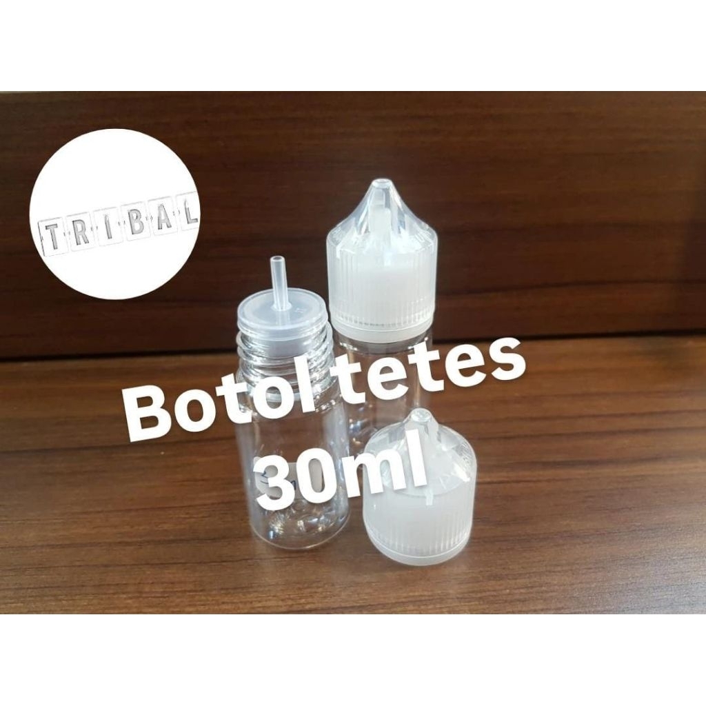 botol essen 30ml clear / botol tetes 30ml / botol chubby 30ml