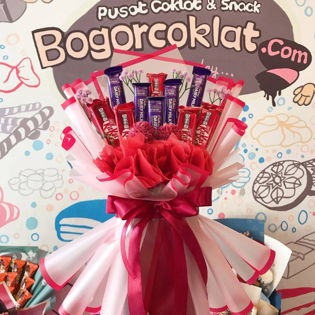

Hadiah Ultah/Wisuda/Anniverssary Buket KitKat Cadbury