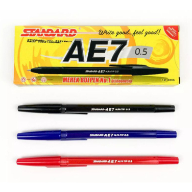 

Ay00! PULPEN Pen Standard Merk AE 7 1 PACK (12 PCS)