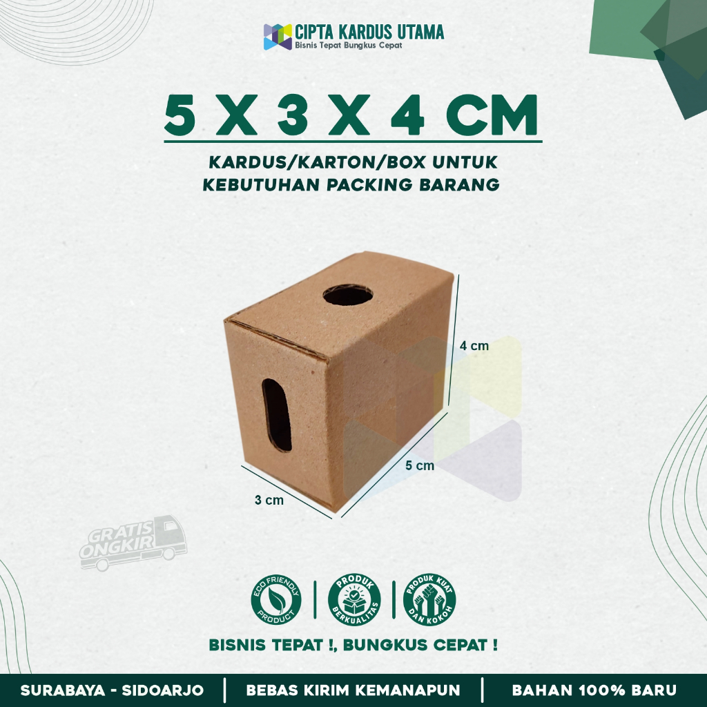 

Kardus Box Parfum Kecil 5x3x4 | Box Packing | Kardus Packing