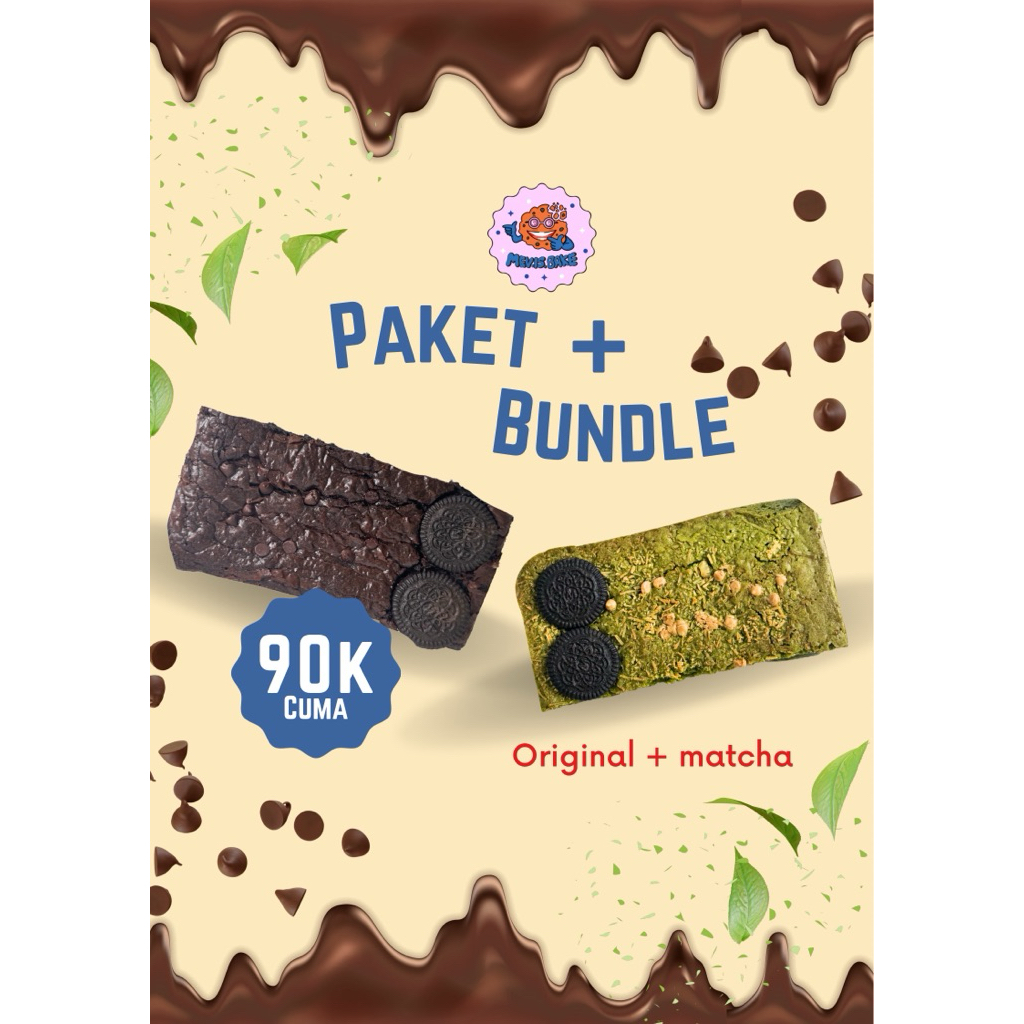 

PAKET BUNDLING FUDGY ORI BROWNIES + MATCHA BROWNIES