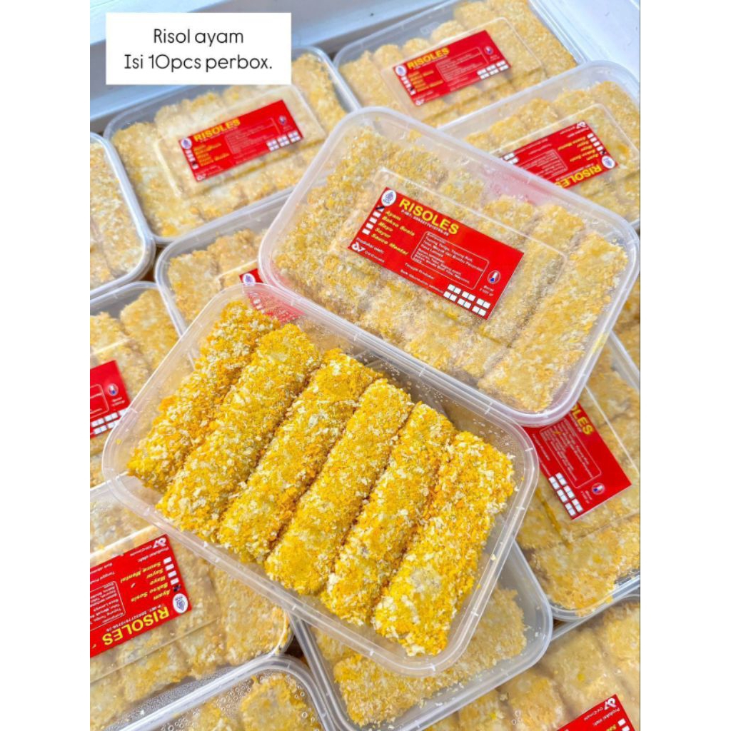 

Risoles Ayam 500gr/Risoles Daging/Risoles isi