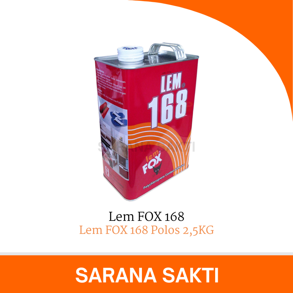 

Lem FOX 168 Polos 2.5KG | Lem Kuning FOX 168 Blek 2.5 kg Lem HPL Lem 168 Lem Triplek