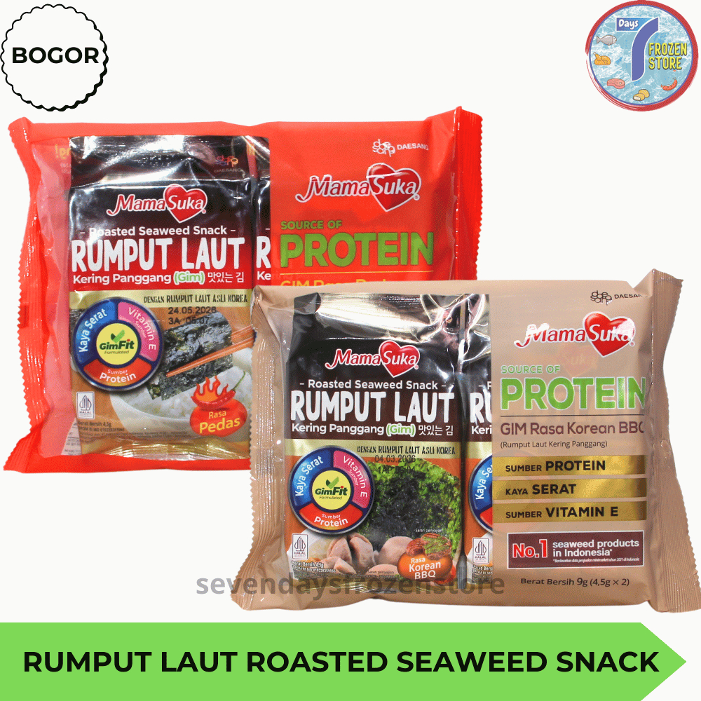 

MamaSuka Nori Rumput Laut Kering Panggang Roasted Seaweed Snack