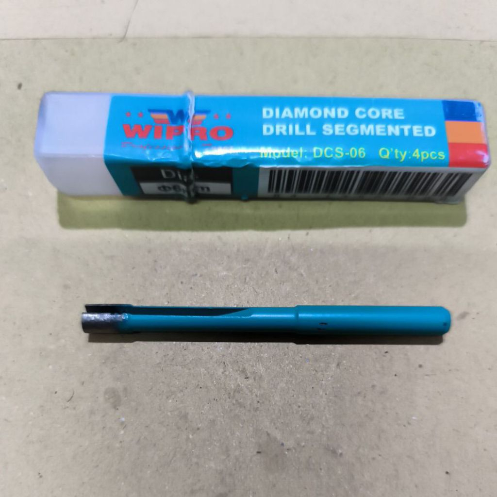 Mata Bor Granit WIPRO Diamond Core Drill Batu Marmer Beton 6mm, 8mm dan 10mm