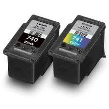 Tinta Printer CANON 1 Set 740 & 741 (Black & Color) ORIGINAL