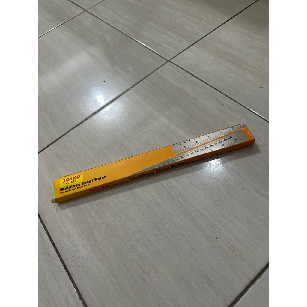 

[12pcs] Penggaris Besi Joyko RL-ST30 30cm Stainless Steel Ruler