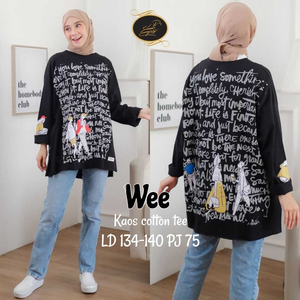 KAOS WANITA LENGAN PANJANG TERBARU / KAOS OVERSIZE WANITA IMPORT LENGAN PANJANG