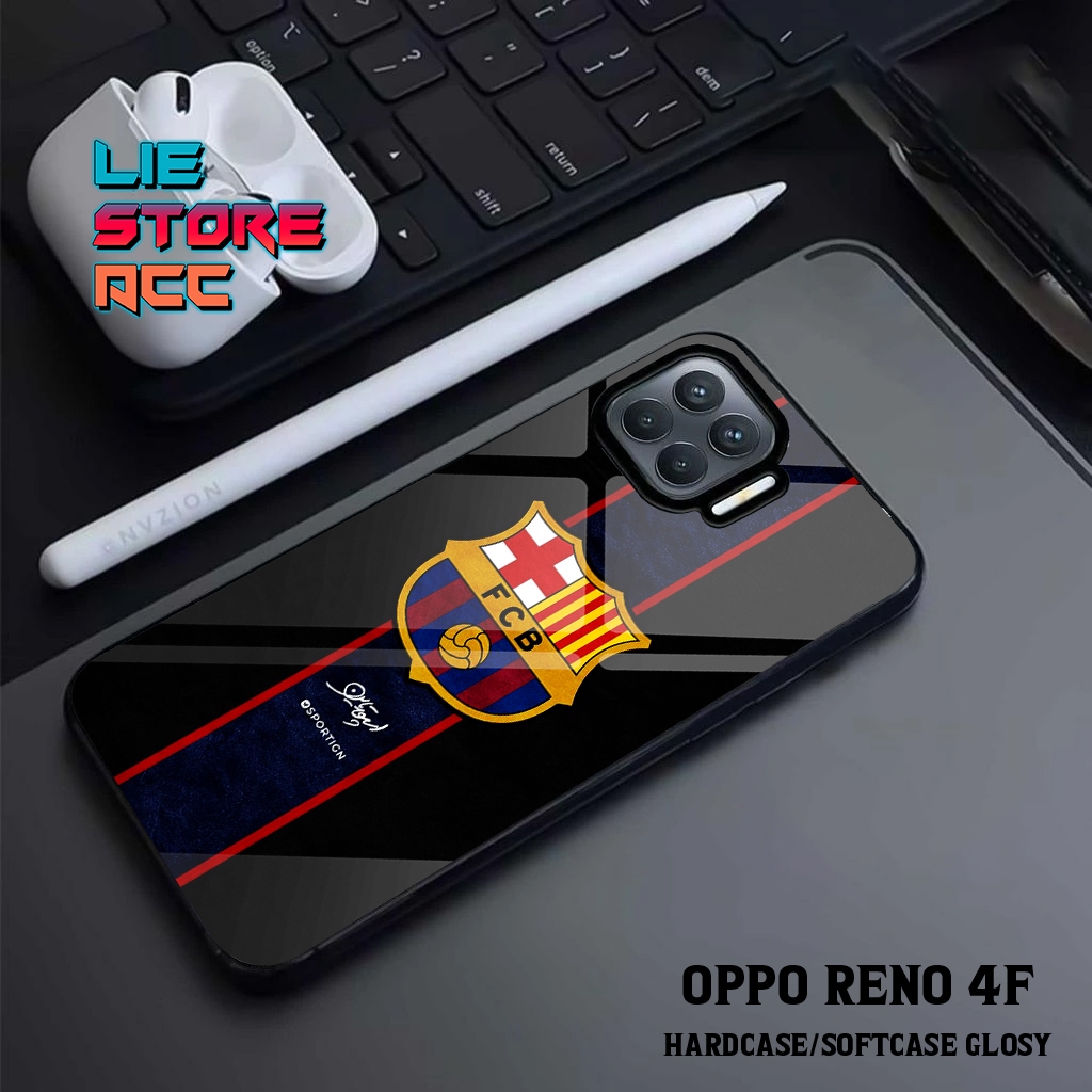 liestore_acc Case OPPO RENO 4 / RENO 4F / RENO 4 PRO Motif [ BARCELONA ] Hp Glossy Casing Hardcase S