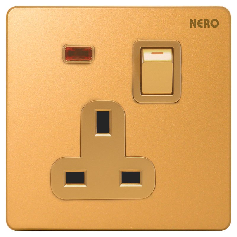 NERO Stop Kontak AC CASA X21311VD Gold