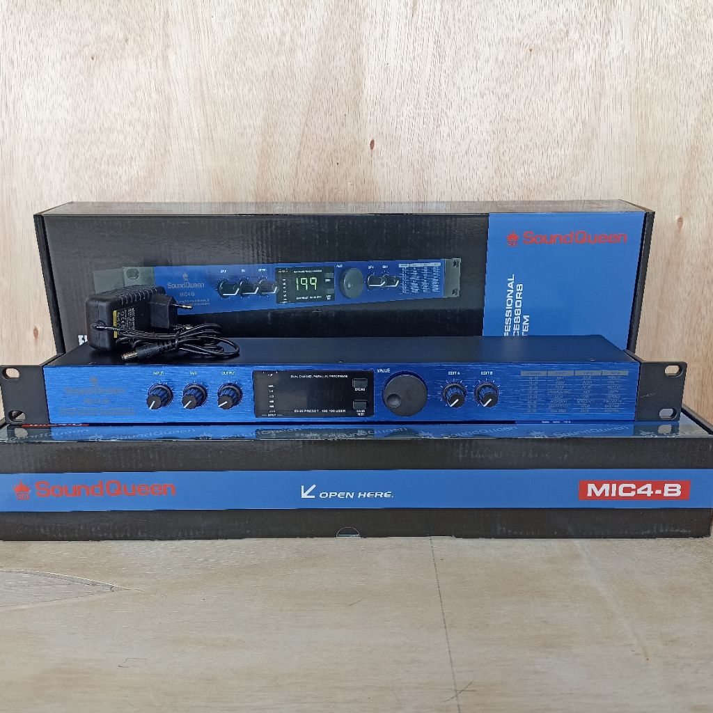 Effect mic Soundqueen MIC4-B / Efek vokal soundqueen efek mic