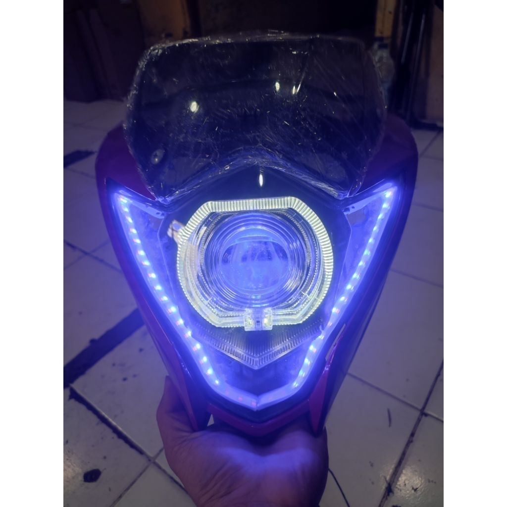 REFLEKTOR LAMPU DEPAN SATRIA FU FACELIFT PROJIE BILED ALA ALA 4inch 2013 2014 2015