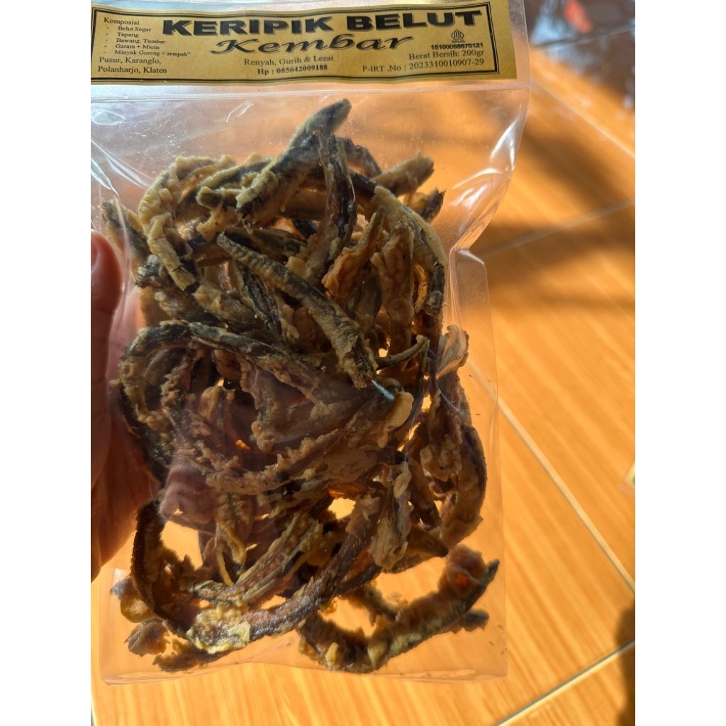 

Keripik Belut Tebal