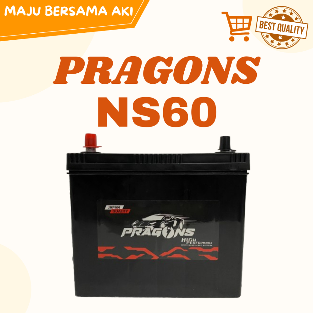 Aki Mobil Suzuki Swift NS60 PRAGONS MF Aki Kering